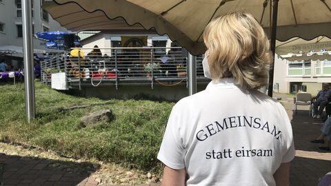 Konzert am Haus Mainblick in Ginsheim-Gustavsburg