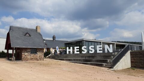 Die "HESSEN-Buchstaben" in Eltville