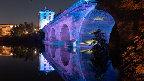 „Flashlines“ Lahnbrücke Limburg 