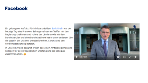 Facebook-Post vom 02. Juni 2022