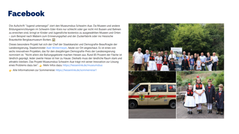 Facebook Post vom 23.08.2022
