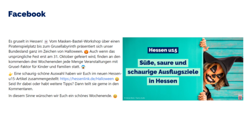 Facebook-Post von Freitag, 14. Oktober 2022 um 16:30