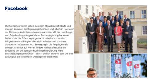 Facebook-Post von Donnerstag, 20. Oktober 2022 um 20:19