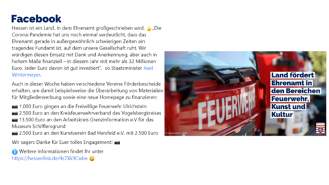 Facebook-Post von Freitag, 28. Oktober 2022 um 11:12