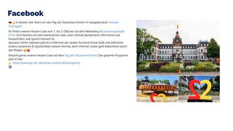 Facebook-Post vom 26. September 2022