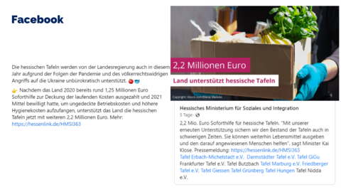 Facebook-Post von Mittwoch, 2. November 2022 um 15:43