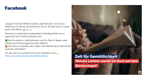 Facebook-Post von Samstag, 19. November 2022 um 13:00