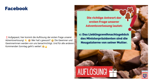 Facebook-Post von Montag, 28. November 2022 um 12:06