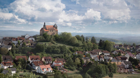 Der Rauschenberg in Petersberg im Landkreis Fulda