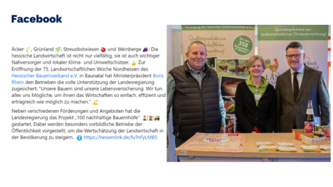 Facebook-Post von Montag, 9. Januar 2023 um 17:03