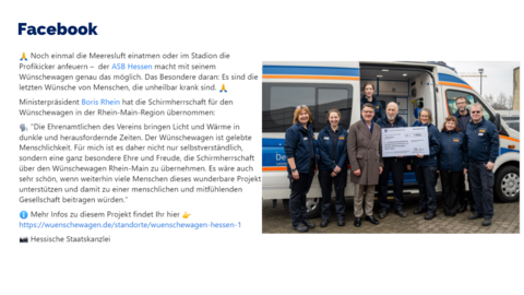 Facebook-Post von Donnerstag, 23. Februar 2023 um 16:14