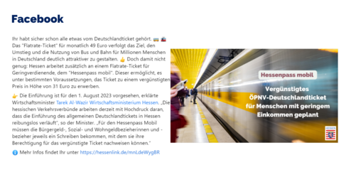 Facebook-Post von Dienstag, 28. März 2023 um 15:01