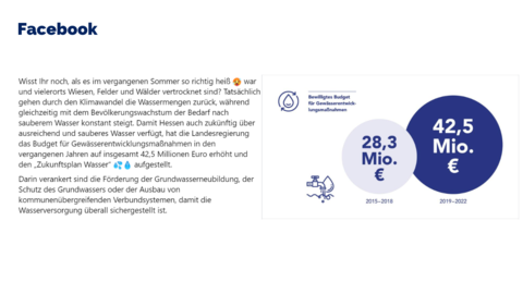 Facebook-Post vom 26.04.2023