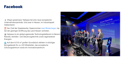 Facebook-Post vom 26.04.2023