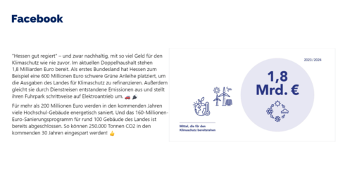 Facebook-Post vom 04.05.2023