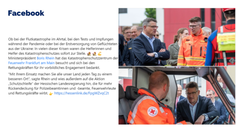 Facebook-Post vom 21.05.2023