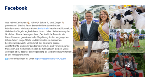 Facebook-Post vom 08. Juni 2023