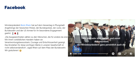 Facebook-Post vom 10. Juni 2023