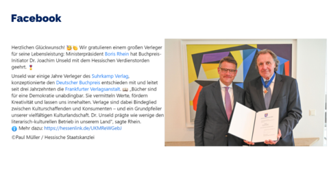 Facebook-Post vom 15.06.2023