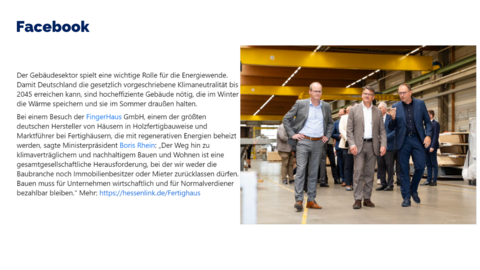 Facebook-Post vom 22. Juni 2023