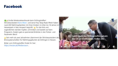 Facebook-Post vom 02. Juli 2023