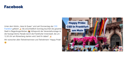 Facebook-Post von Samstag, 15. Juli 2023