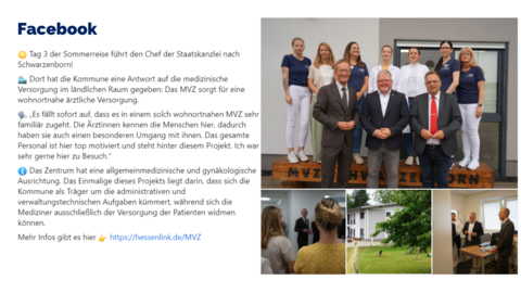 Facebook-Post vom 28. Juli 2023