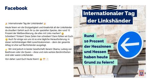 Facebook-Post vom 13. August 2023