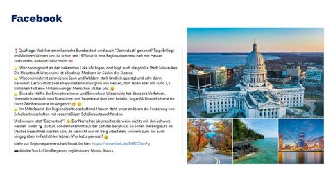 Facebook-Post vom 14. August 2023