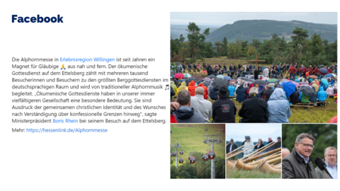 Facebook-Post vom 28. August 2023