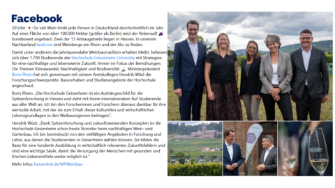 Facebook-Post vom 13. September 2023