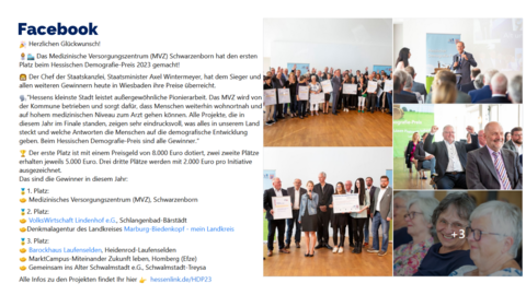 Facebook-Post vom 15. September 2023