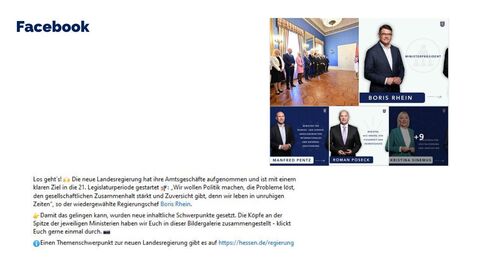 Facebook-Post vom 19. Januar 2024