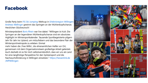 Facebook-Post vom 05. Februar 2024