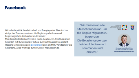 Facebook-Post vom 6. März 2024