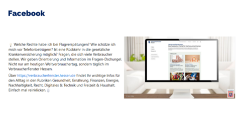 Facebook-Post vom 15. März 2024