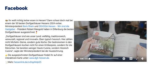 Facebook-Post vom 28. Juni 2024