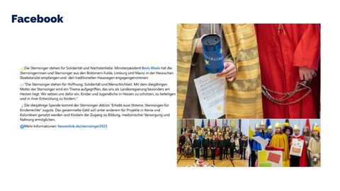 Facebook Post vom 20. Januar 2025