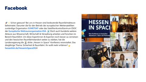 Facebook Post vom 21. Oktober 2024