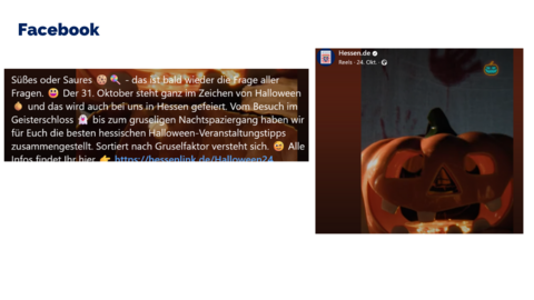 Facebook Post vom 24. Oktober 2024