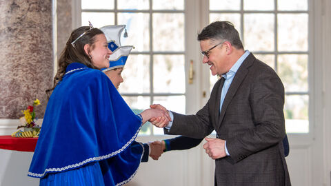 Empfang für die „Hessischen Tollitäten“ 2025