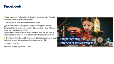 Facebook-Post vom 09. November 2024