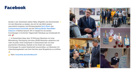 Facebook Post vom 07. Dezember 2024