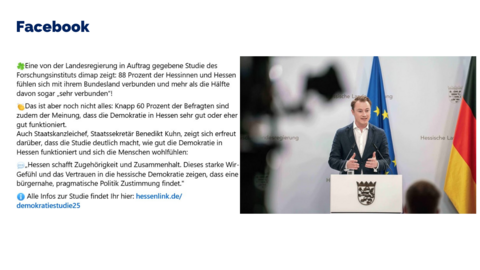 Facebook-Post vom 27. Juni 2025