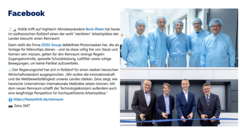 Facebook-Post vom 17. September 2025