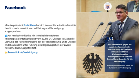 Facebook Post vom 27. September 2025