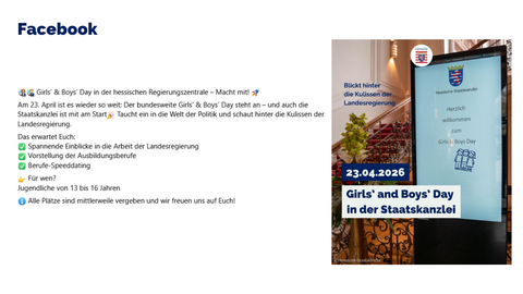 Facebook-Post vom 19. Februar 2026
