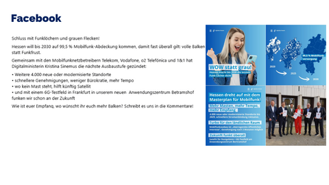 Facebook-Post vom 4. März 2026